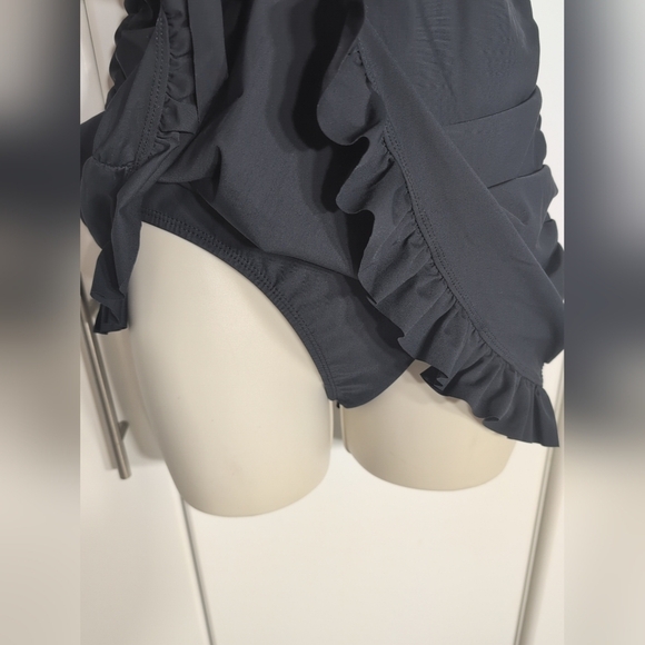 SPANX Black Halter Swim Dress - Picture 3 of 8